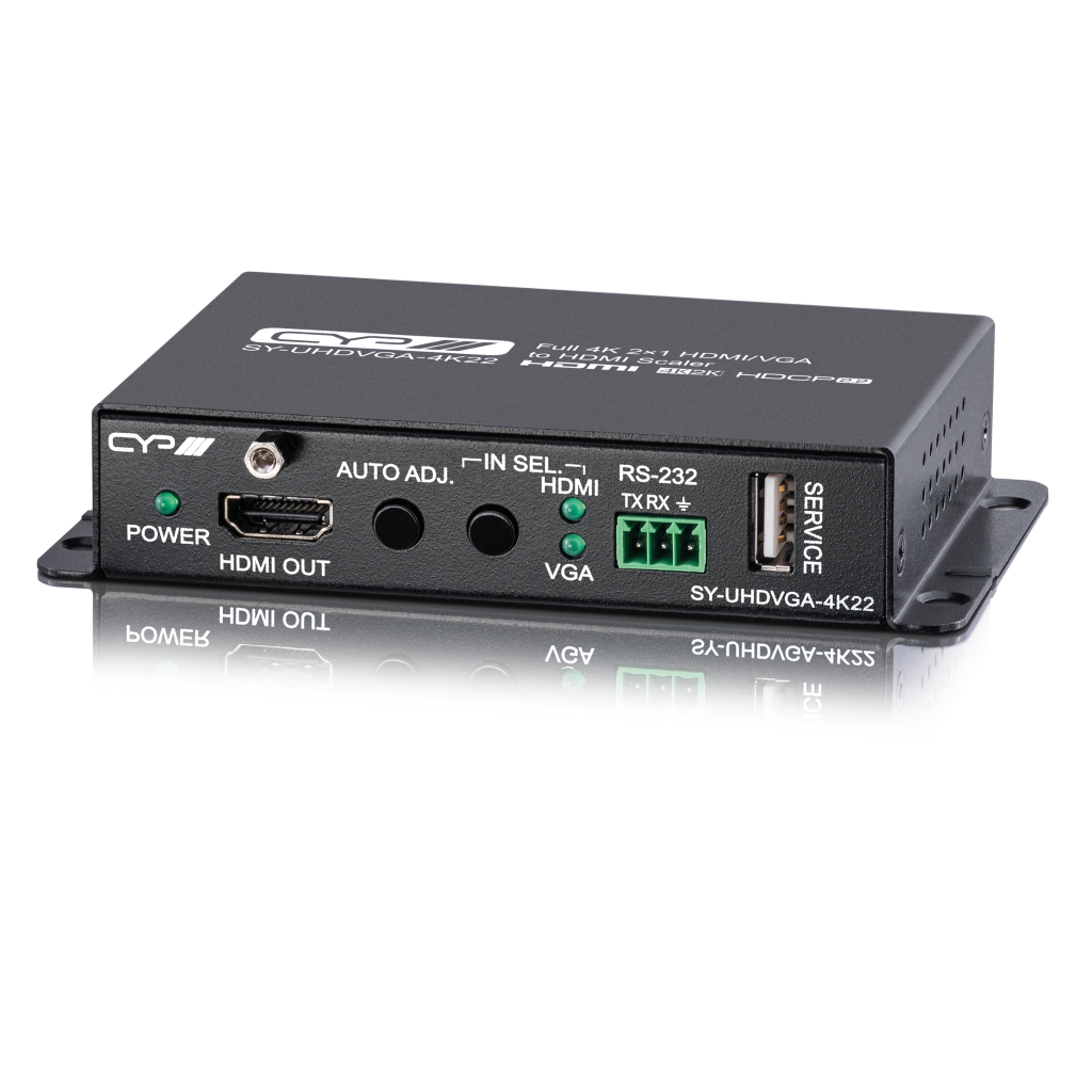 CYP Europe VideoScaler UHD,4K/ HDMI2.0 HDMI, VGA/ Audio auf HDMI SY-UDHVGA-4K22